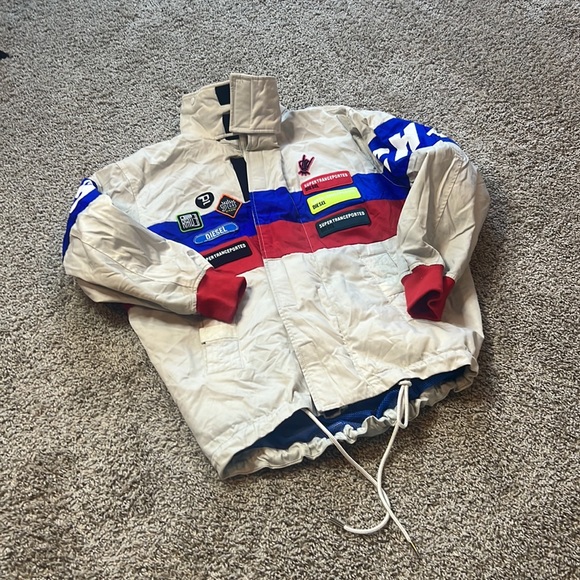 Diesel Patched Japanese Racing Jacket Menss Size Small - Picture 2 of 7